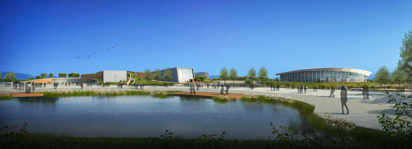 义龙试验区山地博览馆、篮球馆建设项目设计