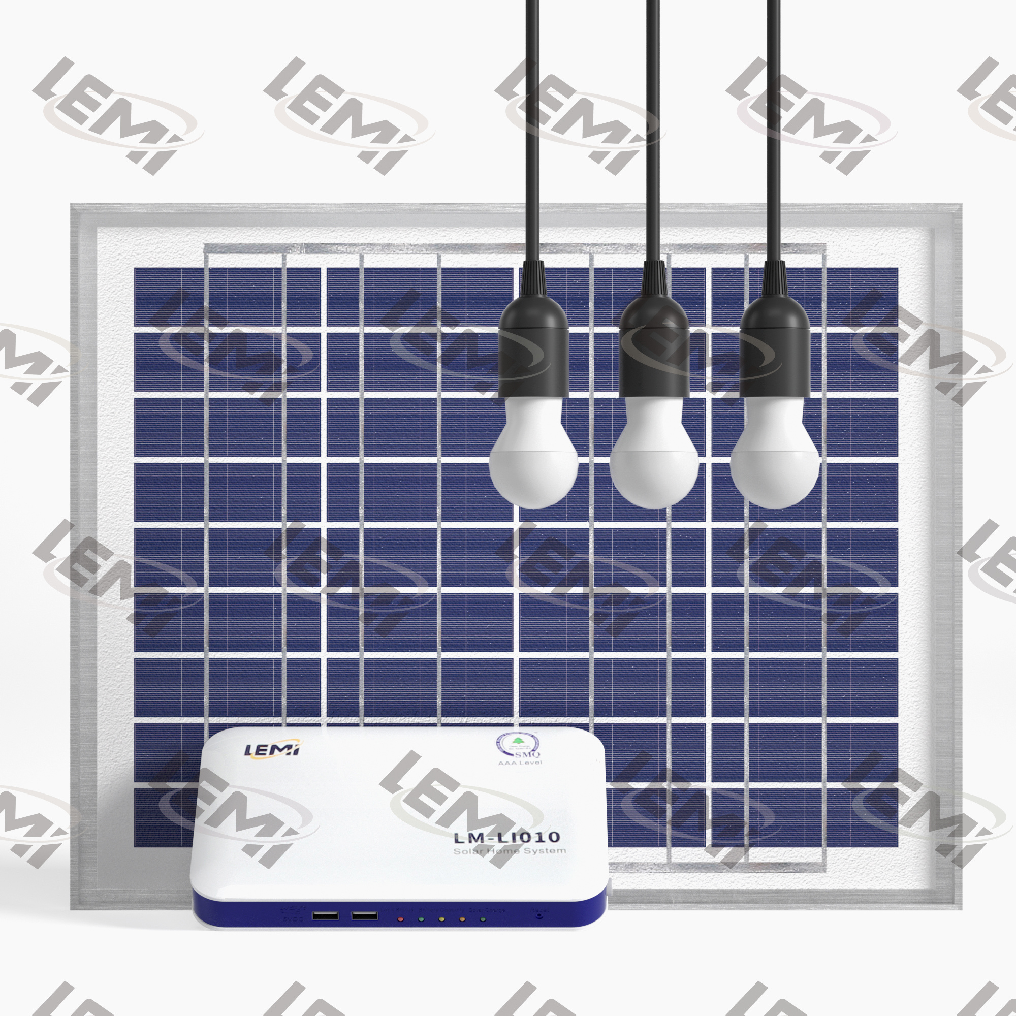 W Household Solar Indoor Lighting System Shenzhen Leiming Technology