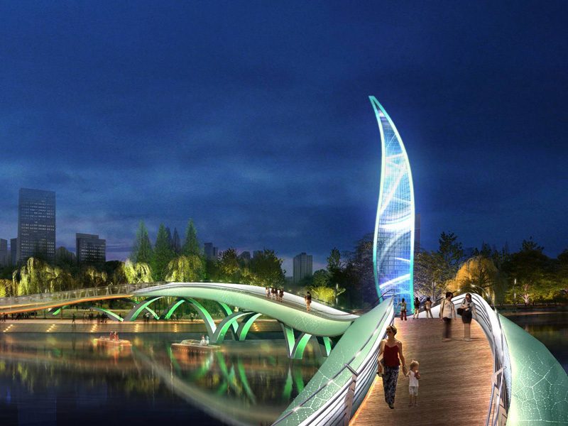 济南市小清河生态景观与河道亮化提升工程设计