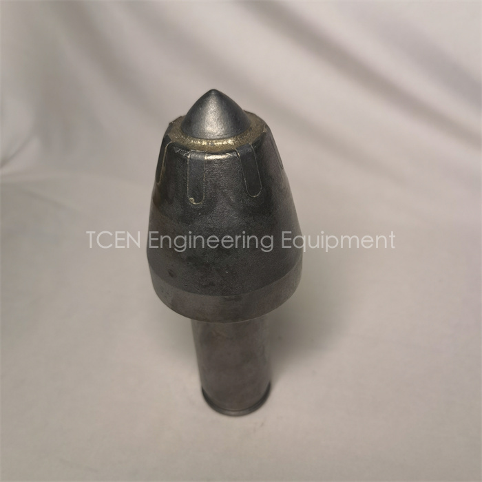 Tungsten Carbide U260E Drilling Bullet Teeth Round Shank Earth Auger