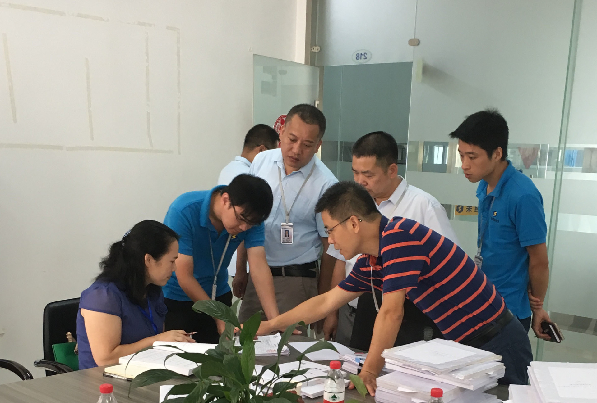 广西壮族自治区质量技术监督局认证认可监管处专家组在我司进行现场核验