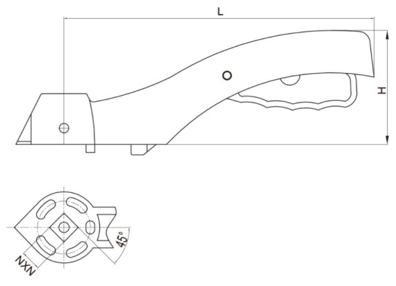 Aluminum Alloy Handle Ningjin Apc Industries Lt Butterfly Valve Grooved