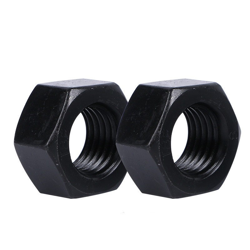 High Strength Grade Steel Black Oxide Din Hex Nuts Hebei