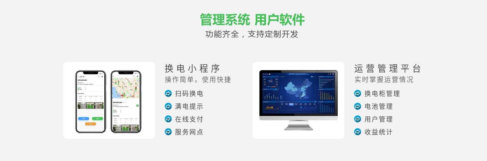 米乐app官网智能充换电柜管理系统平台
