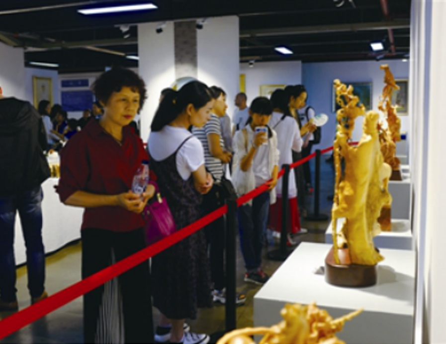 手工藝體驗展在溫州百工名家展示館舉行