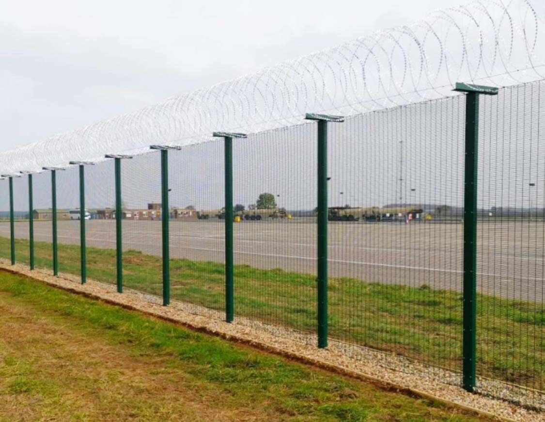 Galvanized Clearvu Fence High Security Anti Climb Fence Cheap