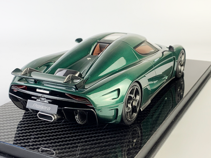 Frontiart Koenigsegg Regera Carbon Green Tint Resin Model