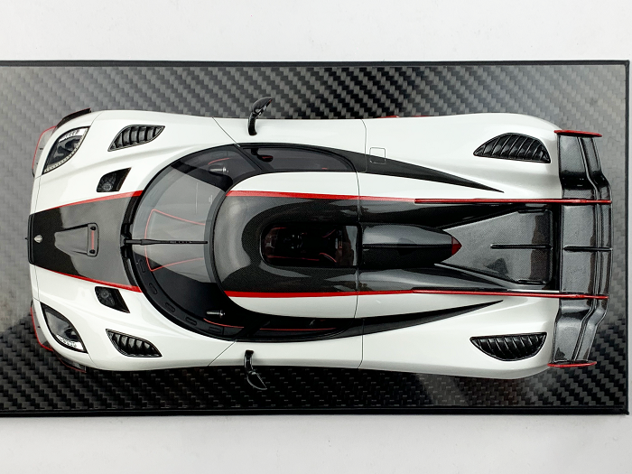 Frontiart Koenigsegg Agera Rsr Pearl White Resin Model Frontiart