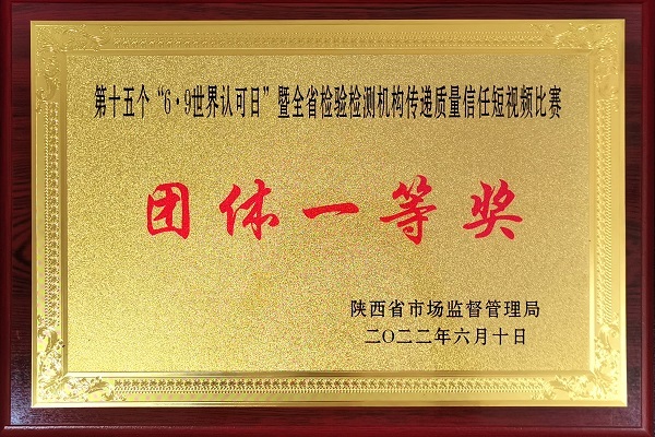 陕建科研院荣获“6·9世界认可日”短视频比赛一等奖及“优秀组织单位”称号
