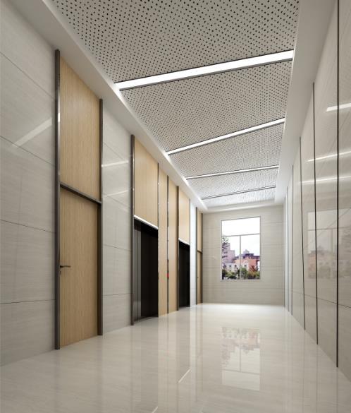 Lianbo elevator hall renderings Lianbo elevator hall renderings