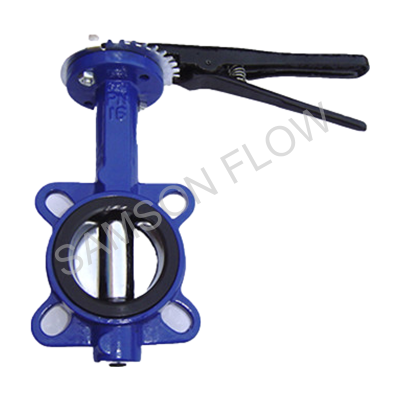 Wafer Type Butterfly Valve With Cast Iron Valve Flow Equipment SAMSON