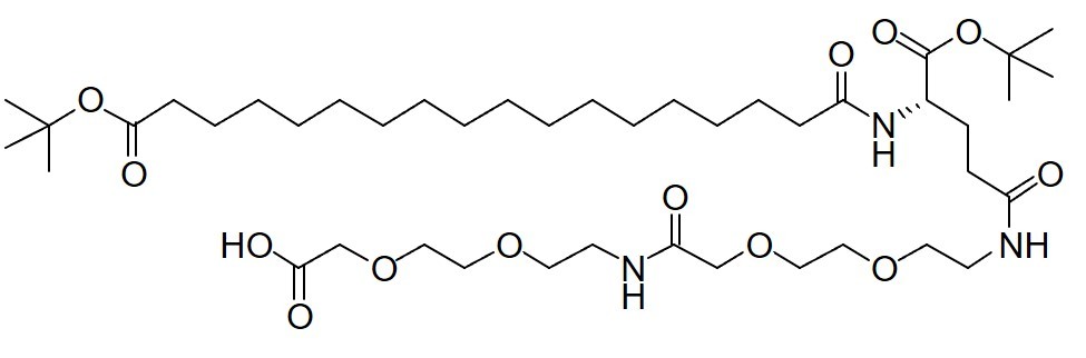 tBuO-Ste-Glu(AEEA-AEEA-OH)-OtBu