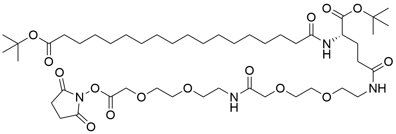 tBuO-Ste-Glu(AEEA-AEEA-OSu)-OtBu