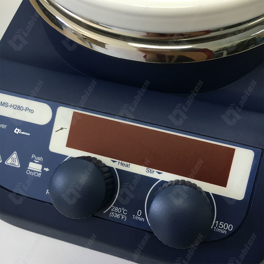 Ms Pro Led Digital Magnetic Hotplate Stirrer Labtex Biotech China Co Ltd