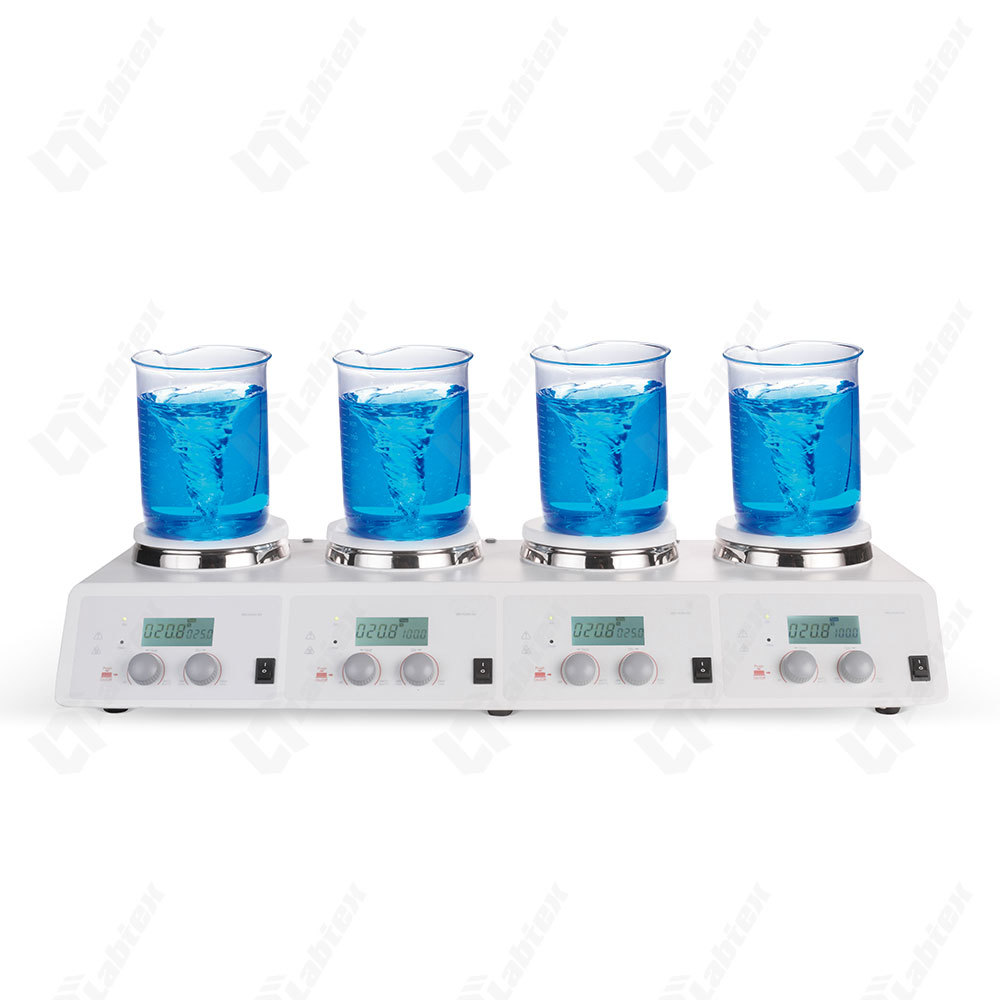 Lcd Channel Digital Magnetic Hotplate Stirrer Labtex Biotech China Co