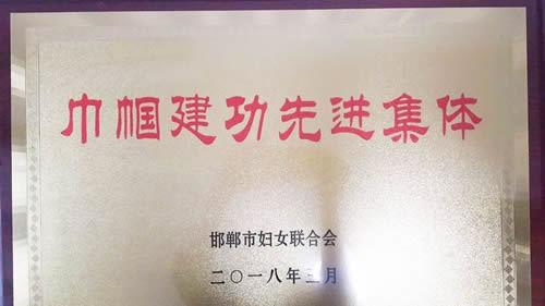 2018年3月8日，我院获得邯郸市巾帼建功先进集体 