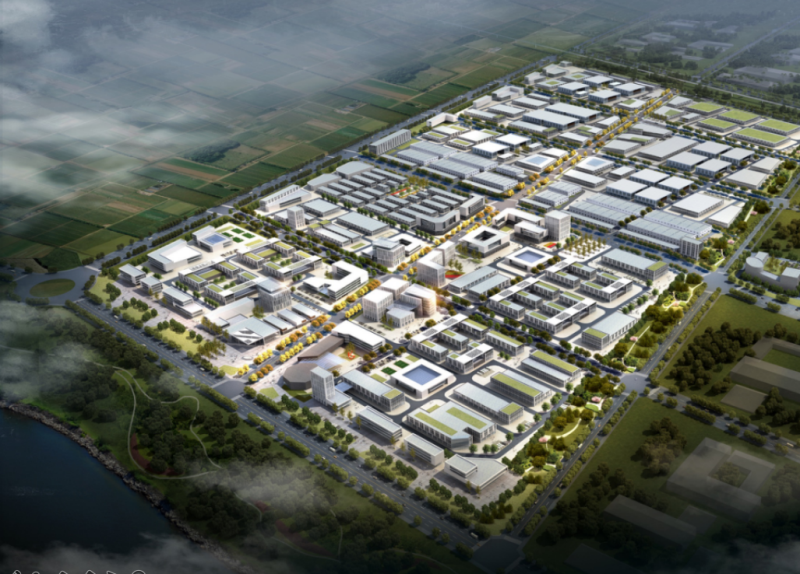 Fuping County food industry park overall planning and design