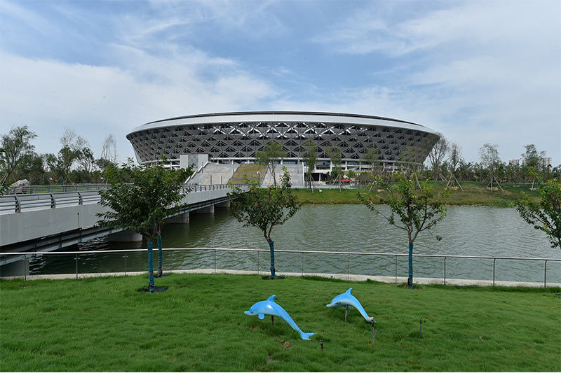Xianyang Olympic Sports Center construction project