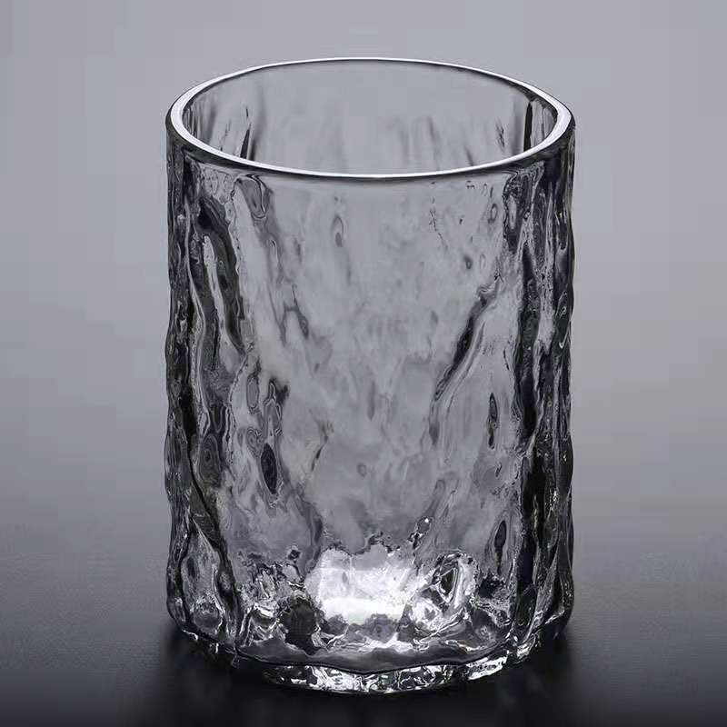 Stemless Glacier Textured Glass Mug Yangzhou Top Crystal Glass Co Ltd