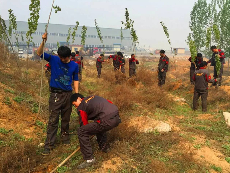 春回大地植树忙，我为人民添新绿——公海赌船娱乐公海赌船春季大型植树活动