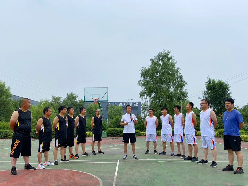 匯聚青春力量 展現韓熱風采 ——韓城熱力公司成功舉辦首屆男子籃球比賽