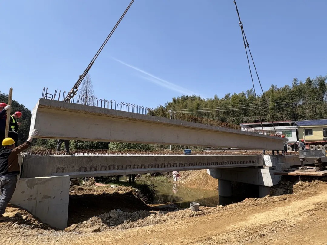 阔步前行｜山口桥梁工程建设稳步推进，桥梁架设工作圆满完成！