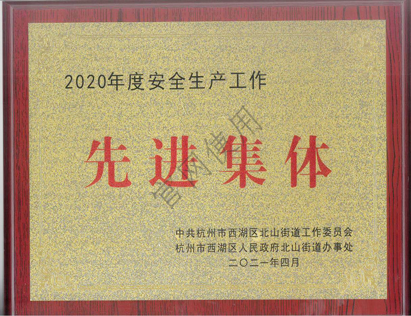 （区政府）2020年度安全生产先进集体