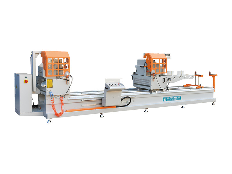 Double Head Cutting Saw For Aluminum And Pvc Profile Of Window Machine