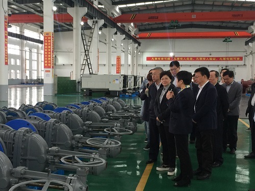 南通市委副书记、市长韩立明同志来公司调研