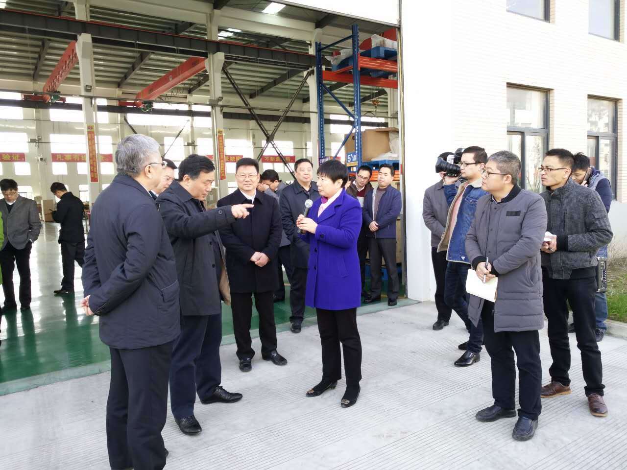 南通市委陆志鹏书记一行莅临公司调研