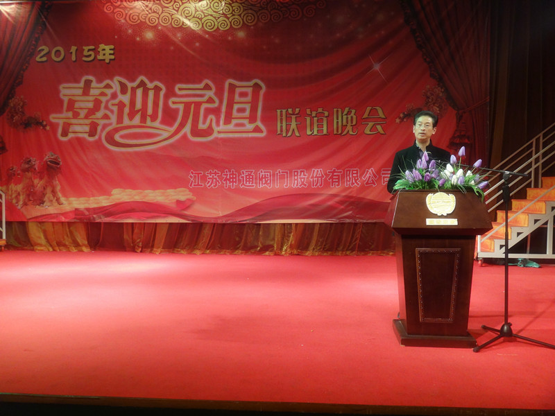 公司举行庆祝2015年元旦联谊晚会