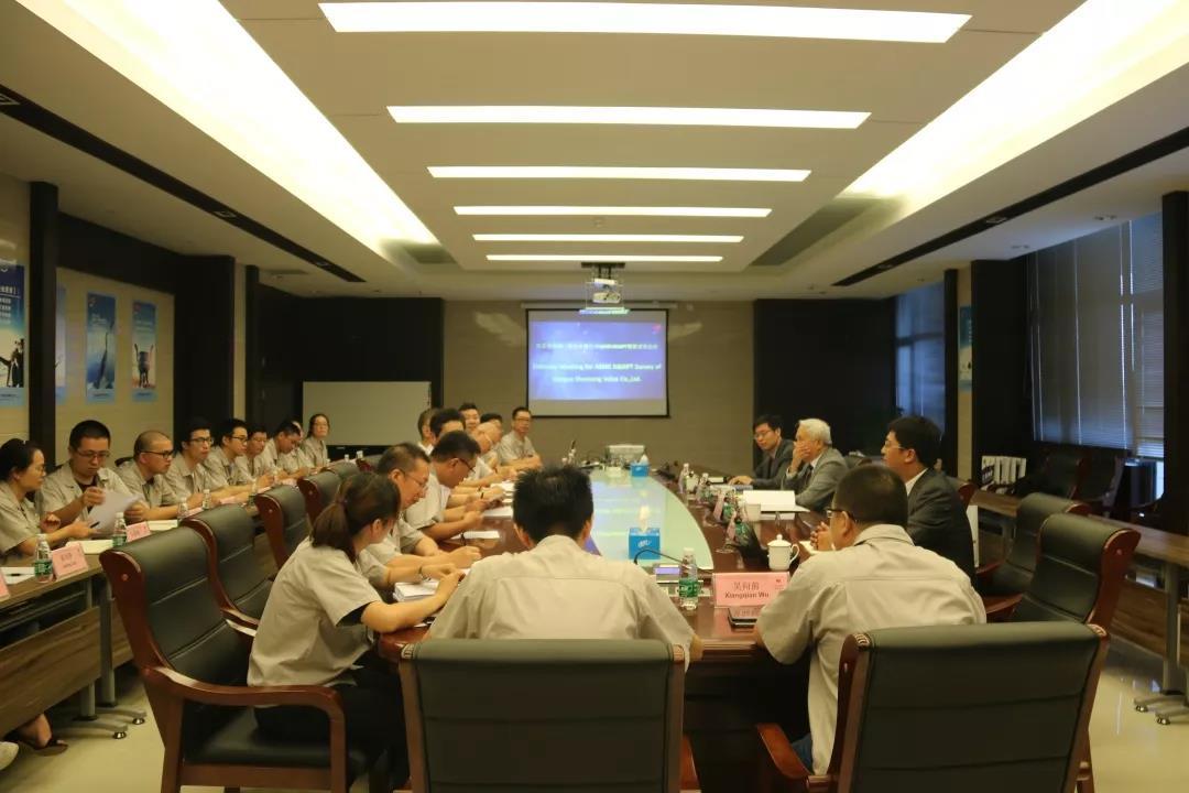 公司ASME取证顺利通过现场审查