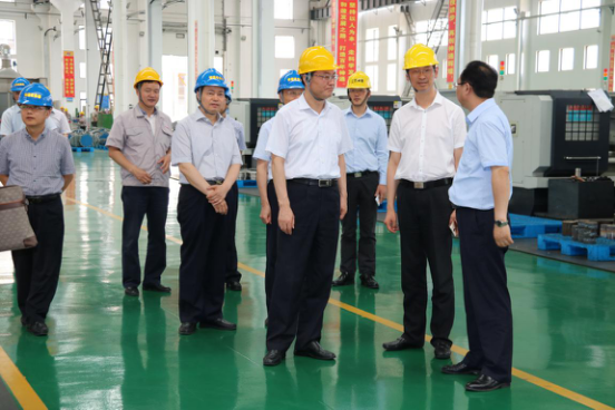 省公安厅领导一行莅临公司视察