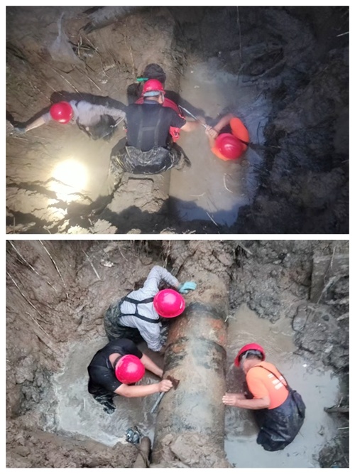 【利津水务】暴雨抢修显担当，守护供水生命线