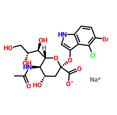 CAS 160369 85 7 5 Bromo 4 chloro 3 indolyl α D N acetylneuraminic