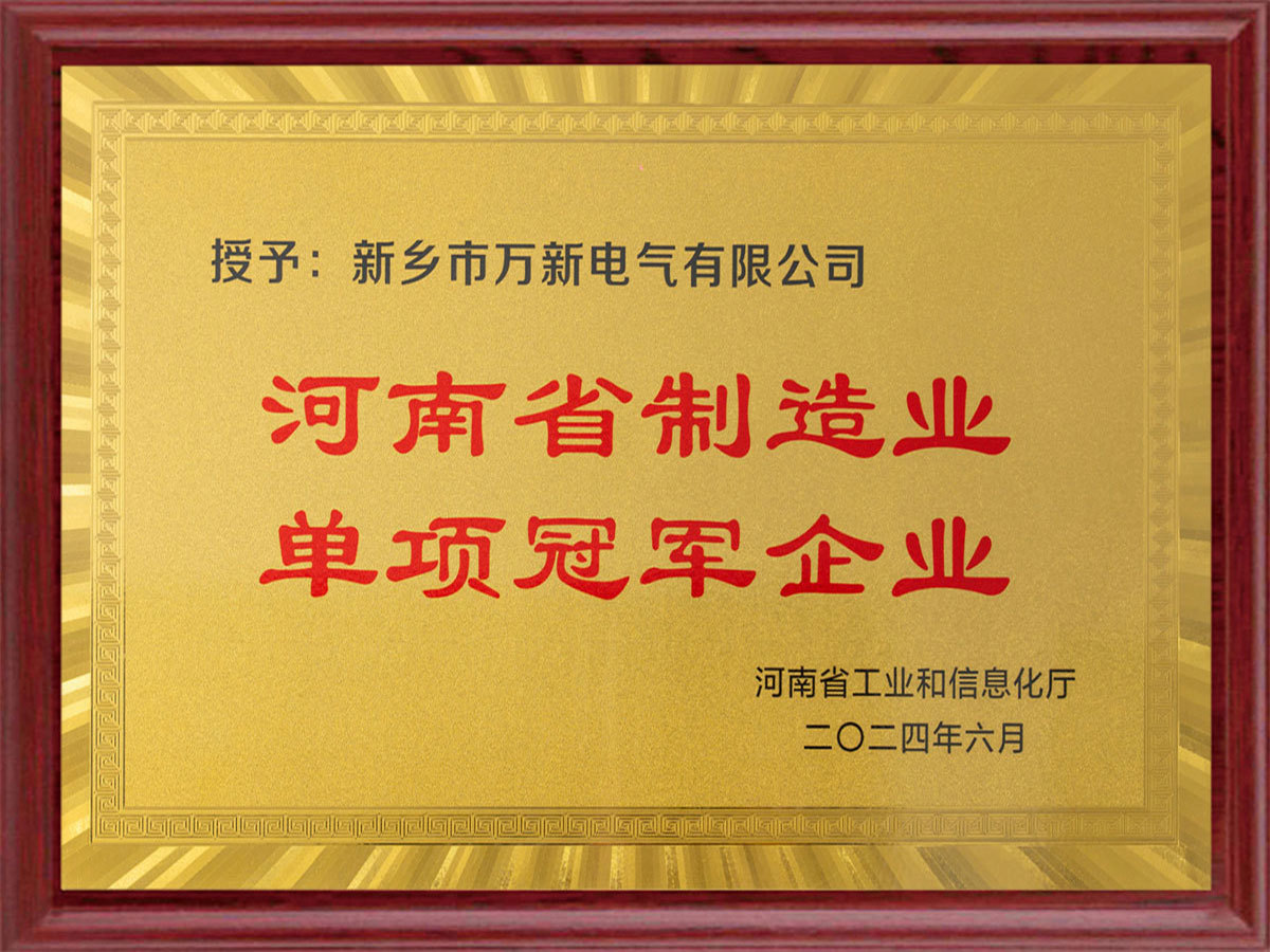 单项冠军企业