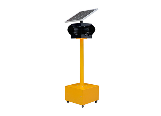 单联体太阳能移动信号灯-STL200-3-YW8DB