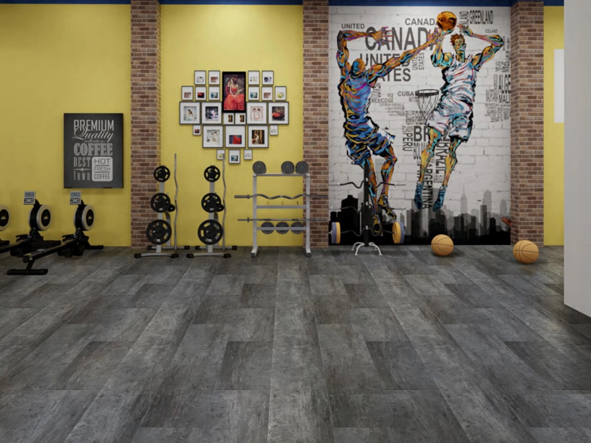 SPC floor stone texture