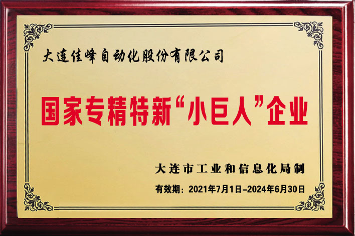 国家专精特新“小巨人”企业 国家专精特新“小巨人”企业