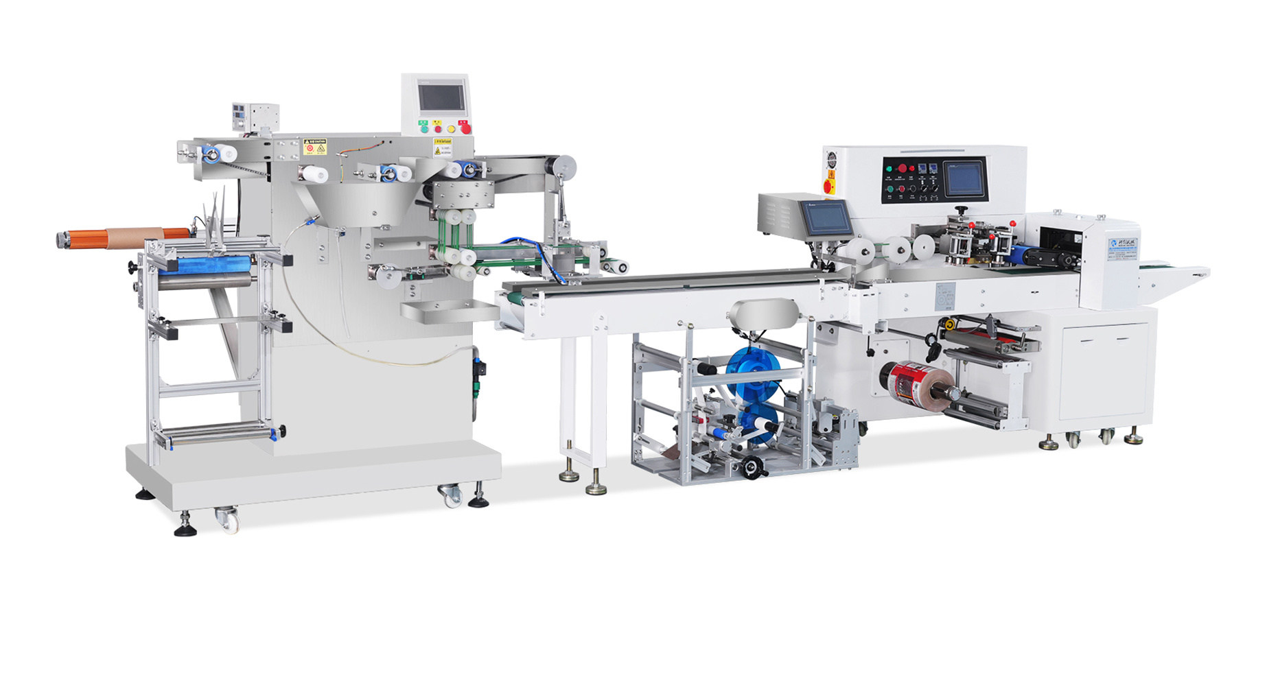 KCH-350X Three servo  wet wipes horizontal packaging machine