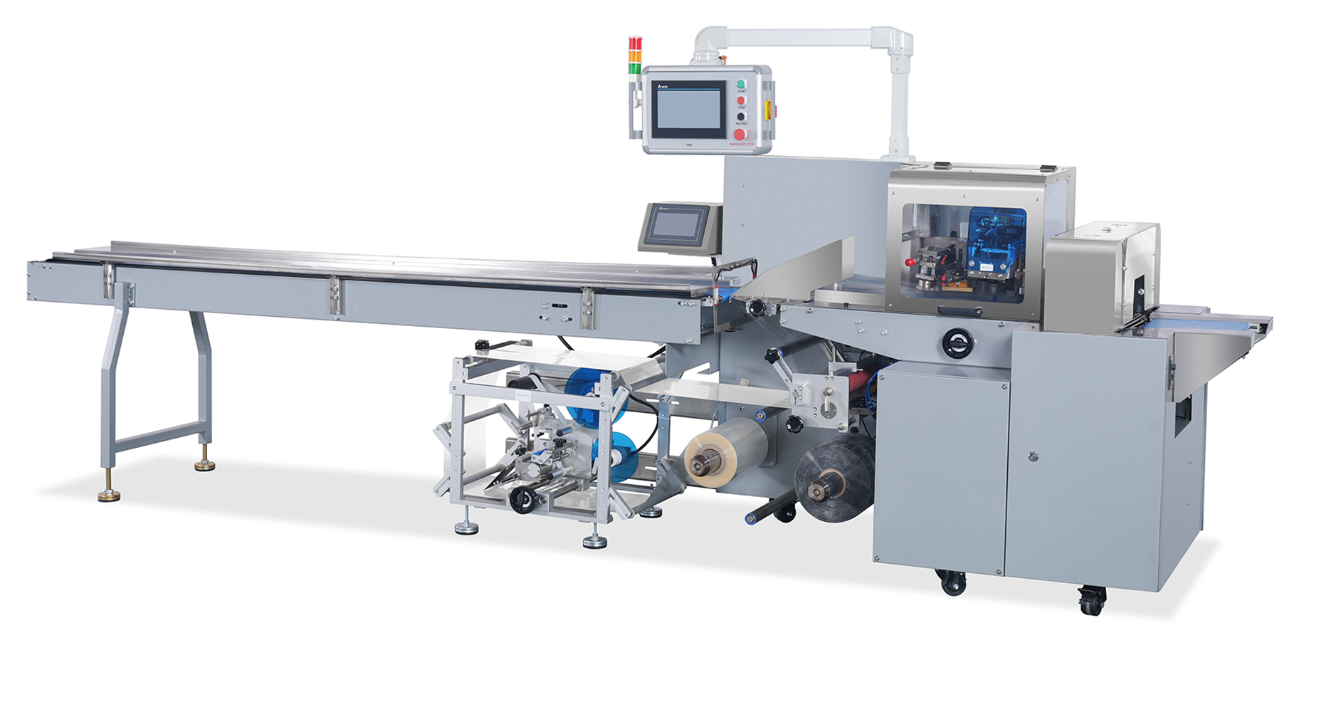 KCH-450X/650X Full Servo Vacuum Flow Wrapping Machine
