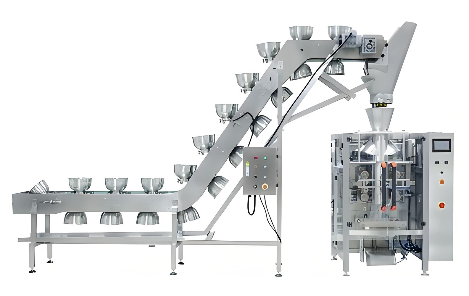 420/520/620/730 Vertical forming and sealing vacuum packaging machine