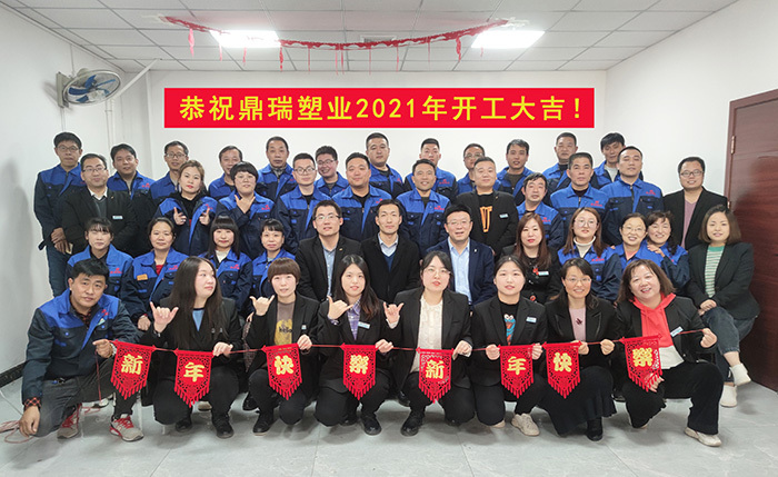 河北保定鼎瑞塑業(yè)2021年度全體合照