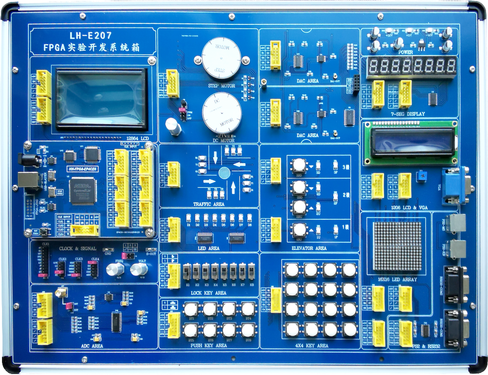 DVCC-E207  CycloneII基础型EDA技术实验系统