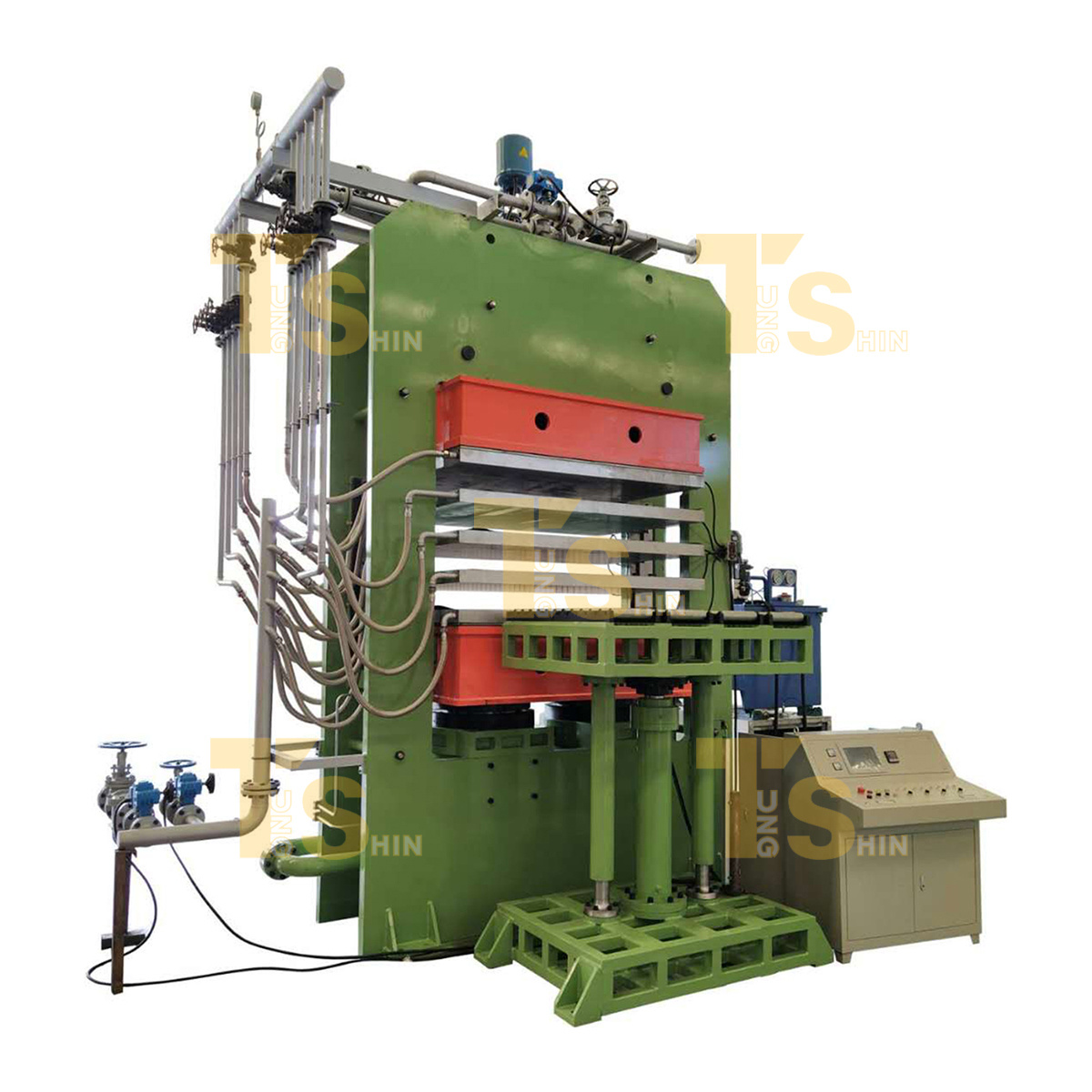 What is the production process of vertical rubber injection machine?