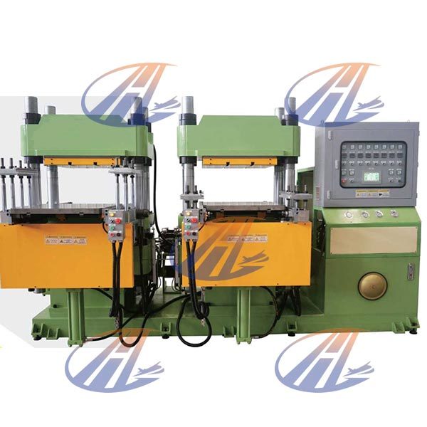 Rubber hot press forming machine