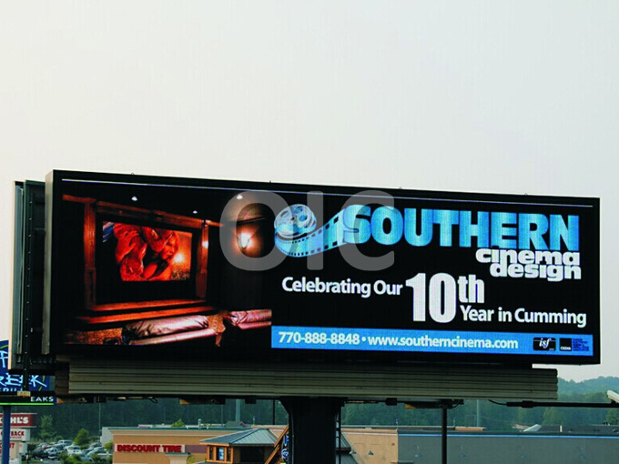 P16 outdoor full color LED billboard in USA