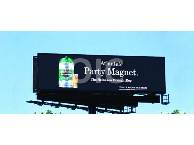 P16 outdoor full color LED billboard in USA