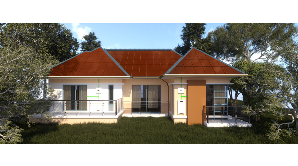 Cabornardo rooftop photovoltaic tiles