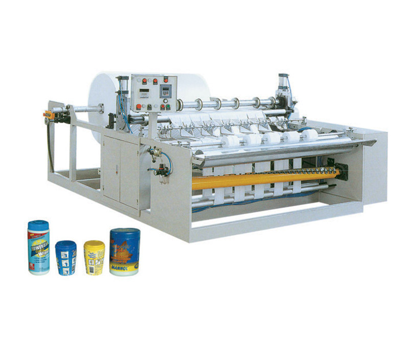 DC-16 Semi auto wipes rewinding machine